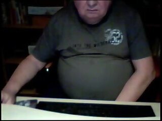 grandpa stroke on webcam