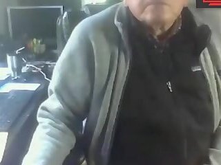 Grandpa jerking off